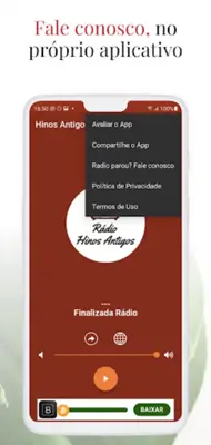 Rádio Hinos Antigos Evangélica android App screenshot 0